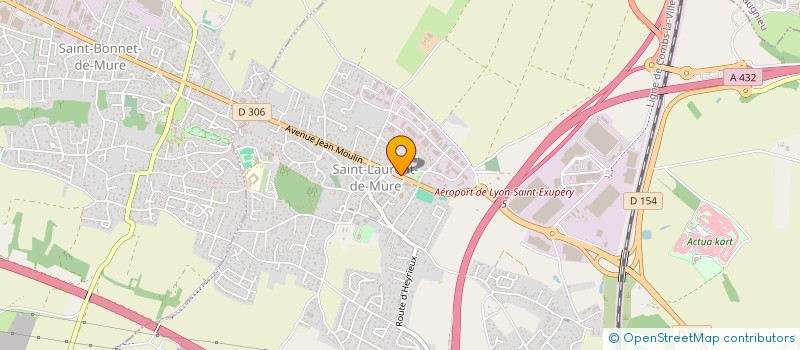 localisation de l'entreprise SCI CHT  SAINT-LAURENT-DE-MURE