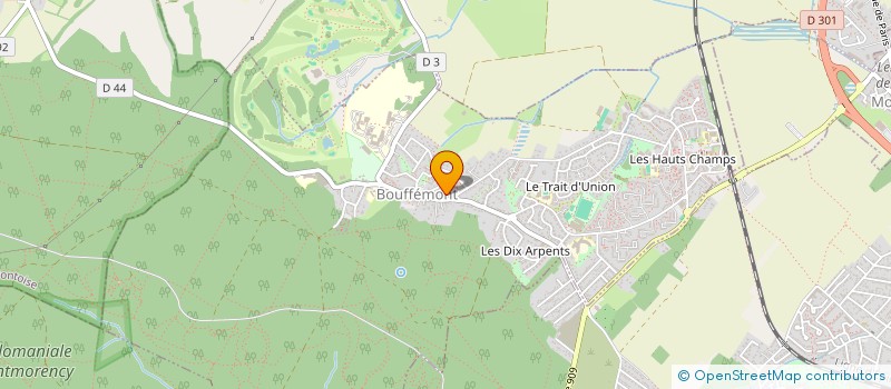 localisation de l'entreprise SCI CHTI 62  BOUFFEMONT