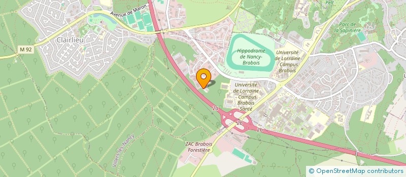 localisation de l'entreprise SCI CHUBBY  VANDUVRE-LES-NANCY