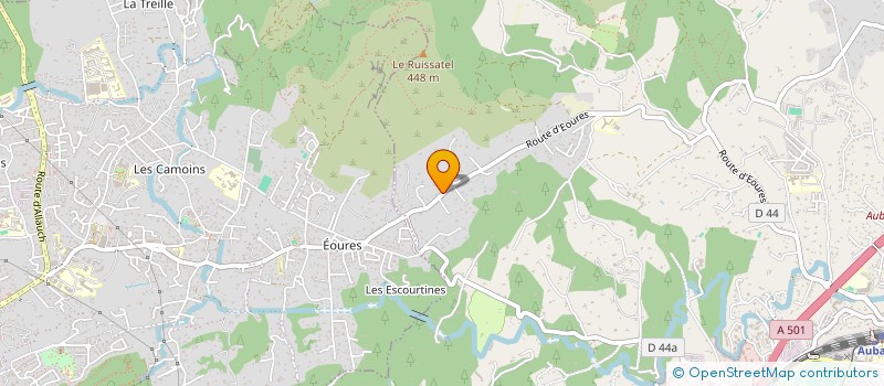 localisation de l'entreprise SCI CHUCK à AUBAGNE