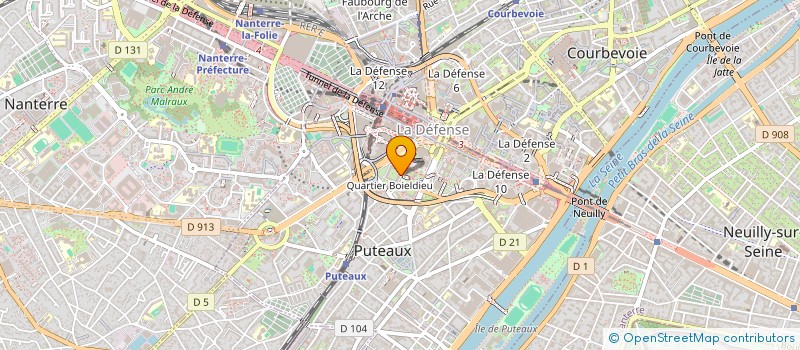 localisation de l'entreprise SCI CHUNA  PUTEAUX