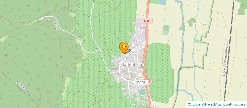 localisation de l'entreprise SCI CHUNG-HUMBRECHT  PFAFFENHEIM