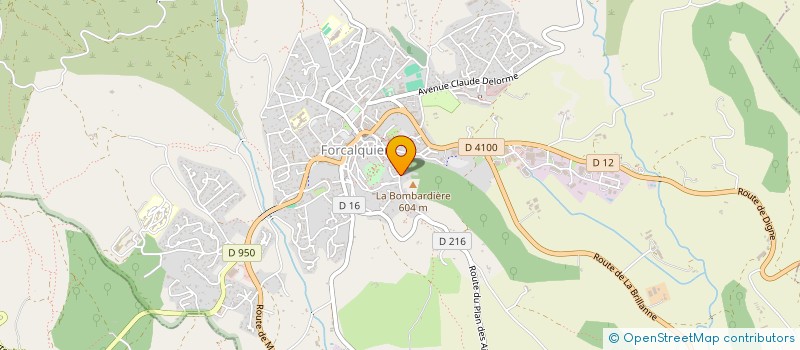 localisation de l'entreprise SCI CHUPETPAY à FORCALQUIER