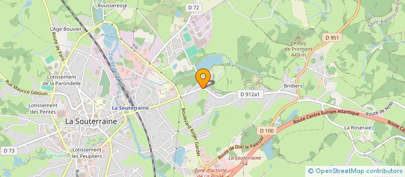 localisation de l'entreprise SCI CHUPIC  LA SOUTERRAINE
