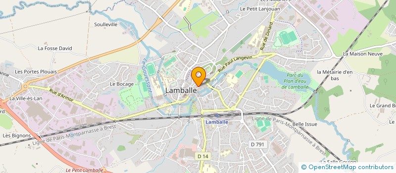 localisation de l'entreprise SCI CHUPIN DEROUIN  LAMBALLE-ARMOR