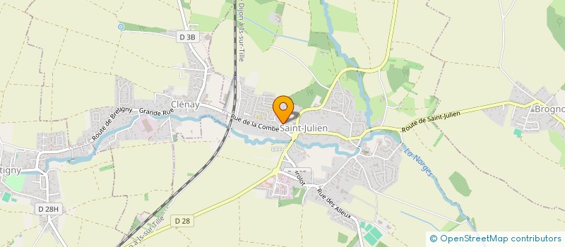 localisation de l'entreprise SCI CHURCHILL 2025  SAINT-JULIEN