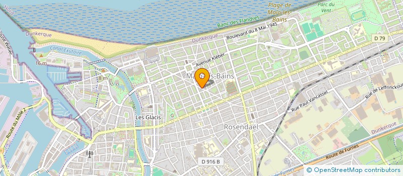 localisation de l'entreprise SCI CHURCHILL à DUNKERQUE