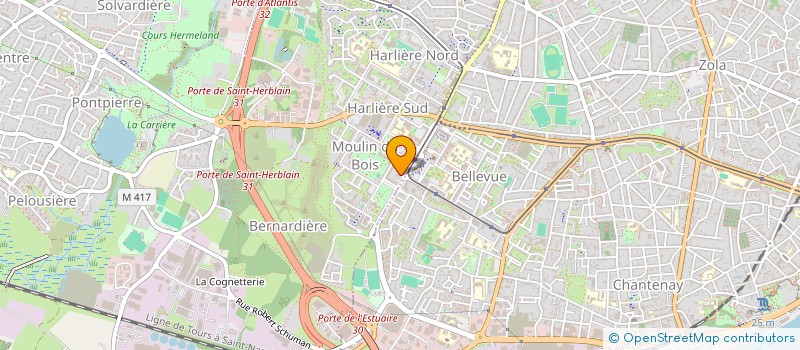 localisation de l'entreprise SCI CHURCHILL  SAINT-HERBLAIN