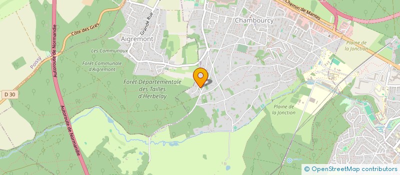 localisation de l'entreprise SCI CHURCHILL  CHAMBOURCY