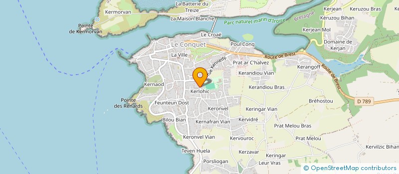 localisation de l'entreprise SCI CHURCHILL  LE CONQUET