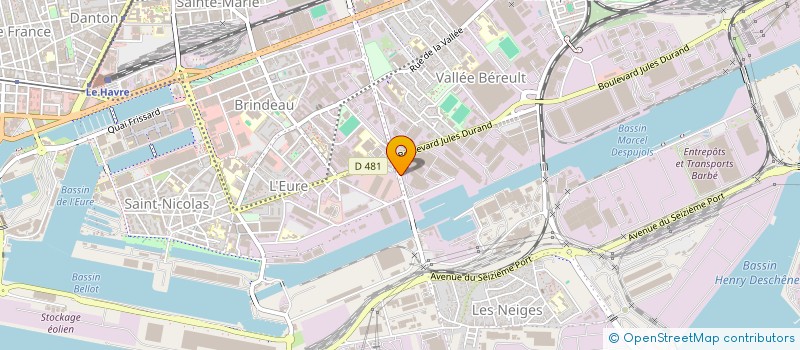 localisation de l'entreprise SCI CHURCHILL à LE HAVRE