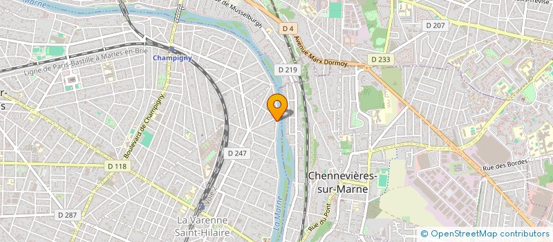 localisation de l'entreprise SCI CHURCHILL SAINT FELIX à SAINT-MAUR-DES-FOSSES