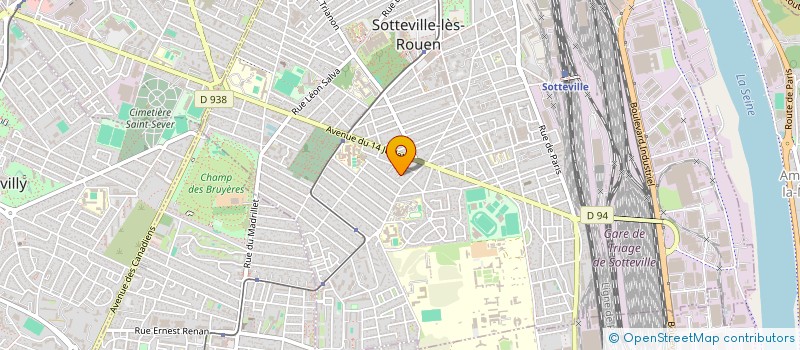 localisation de l'entreprise SCI CHURUP  SOTTEVILLE-LES-ROUEN