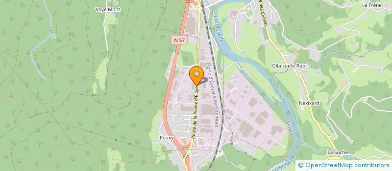 localisation de l'entreprise SCI CHUZELLES  SAINT-NABORD