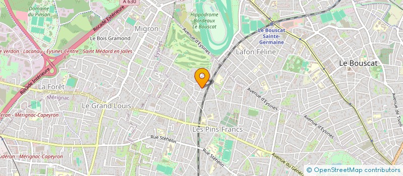 localisation de l'entreprise SCI CHX-BX 2  BORDEAUX