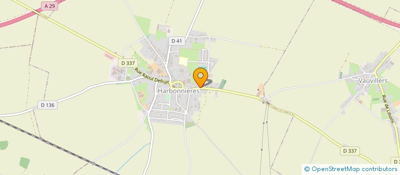 localisation de l'entreprise SCI CHYK  VAUVILLERS