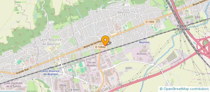 localisation de l'entreprise SCI CHYPRE à BEYNOST