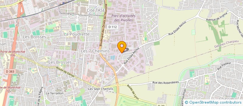 localisation de l'entreprise SCI CHYPY  DECINES-CHARPIEU