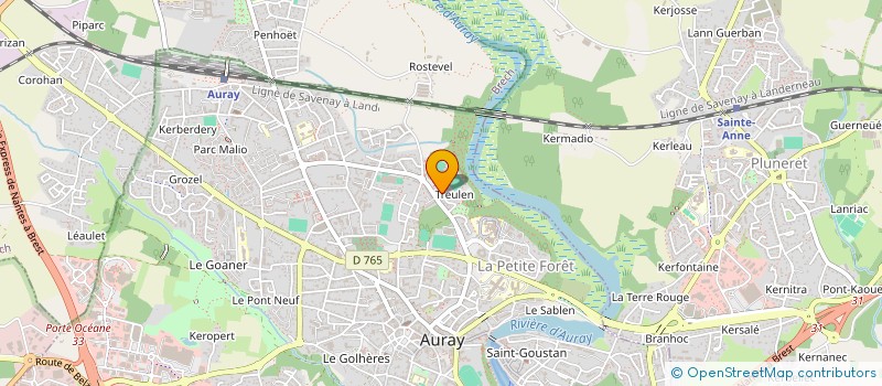 localisation de l'entreprise SCI CIA à AURAY