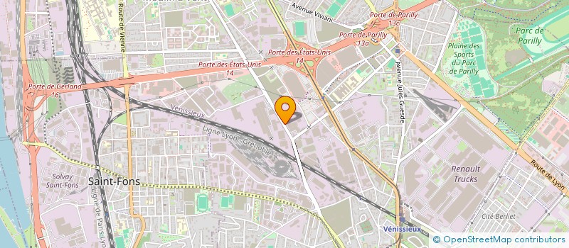 localisation de l'entreprise SCI CIA  VENISSIEUX