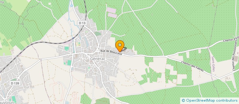 localisation de l'entreprise SCI CIALDI  GENERAC