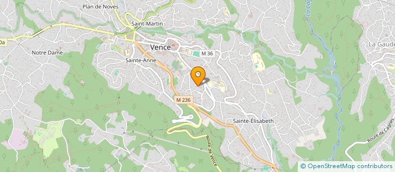 localisation de l'entreprise SCI CIAMASCA  VENCE