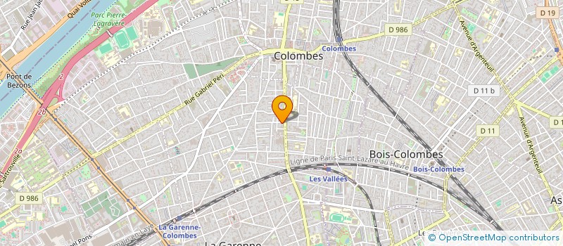 localisation de l'entreprise SCI CIAVATTA à COLOMBES