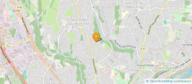 localisation de l'entreprise SCI CIB  SAINT-DIDIER-AU-MONT-D'OR
