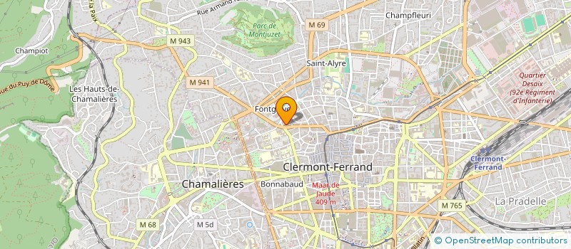 localisation de l'entreprise SCI CIBERLANG  CLERMONT-FERRAND