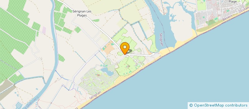 localisation de l'entreprise SCI CIBO  SERIGNAN