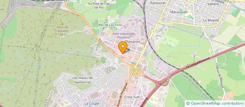localisation de l'entreprise SCI CIBO à NARBONNE