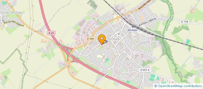 localisation de l'entreprise SCI CIBOULETTE  ORCHIES