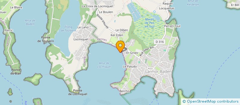 localisation de l'entreprise SCI CICA  BADEN