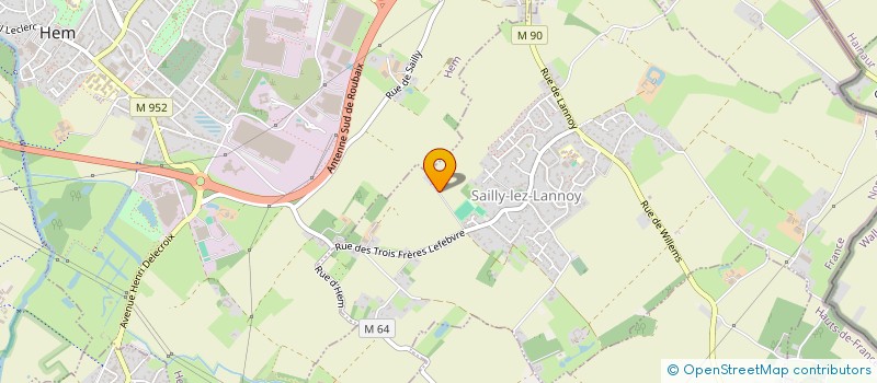 localisation de l'entreprise SCI CICCA  SAILLY-LEZ-LANNOY