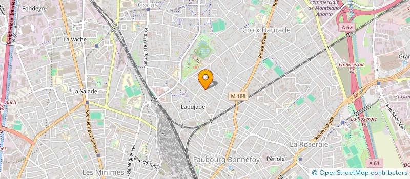 localisation de l'entreprise SCI CICERI à TOULOUSE