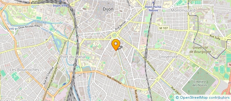 localisation de l'entreprise SCI CICERON à DIJON