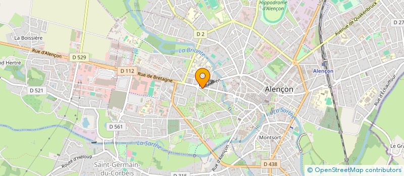 localisation de l'entreprise SCI CICERON à ALENCON