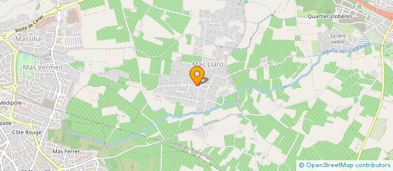 localisation de l'entreprise SCI CICHLIDE 13 à PERPIGNAN