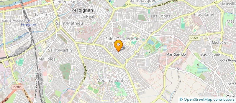 localisation de l'entreprise SCI CICO  PERPIGNAN