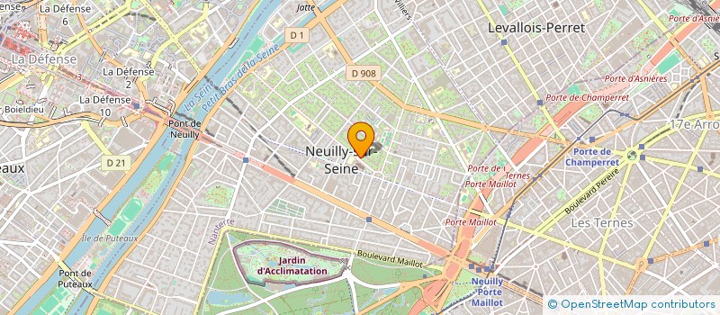 localisation de l'entreprise SCI CICOA à NEUILLY-SUR-SEINE