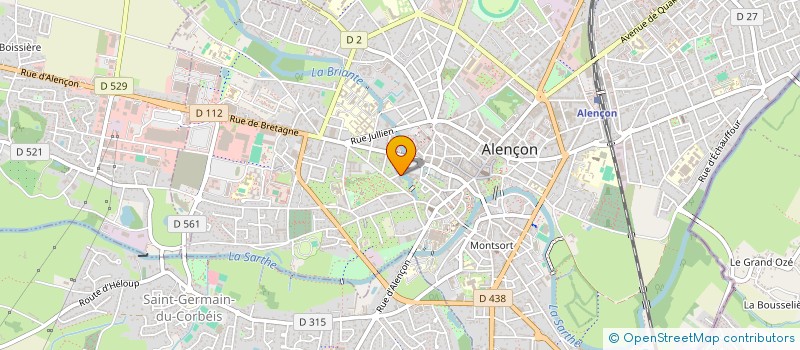 localisation de l'entreprise SCI CICRIKA à ALENCON