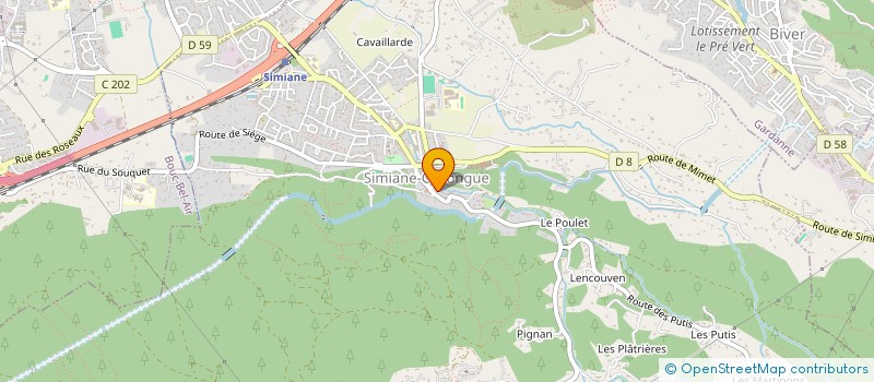 localisation de l'entreprise SCI CID  SIMIANE-COLLONGUE