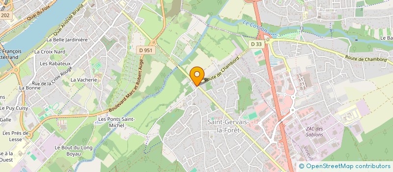 localisation de l'entreprise SCI CIDEL  SAINT-GERVAIS-LA-FORET