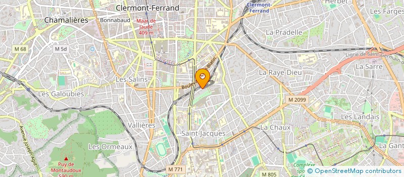 localisation de l'entreprise SCI CIDI  CLERMONT-FERRAND