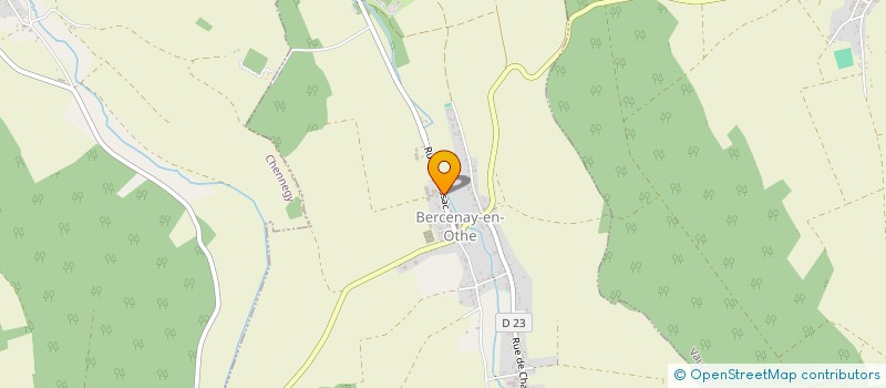 localisation de l'entreprise SCI CIDRERIE  BERCENAY-EN-OTHE