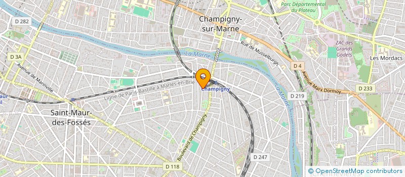 localisation de l'entreprise SCI CIE FONCIERE DE LA GRANDE CEINTURE à SAINT-MAUR-DES-FOSSES