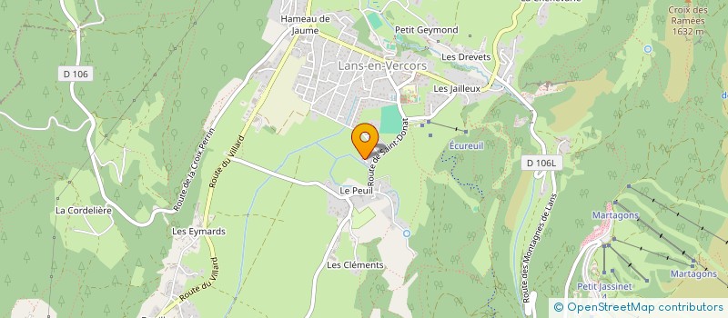 localisation de l'entreprise SCI CIECIERSKI  LANS-EN-VERCORS