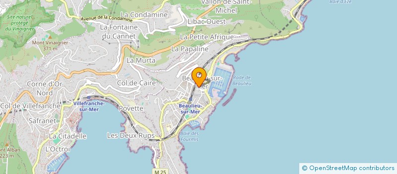 localisation de l'entreprise SCI CIEL à BEAULIEU-SUR-MER