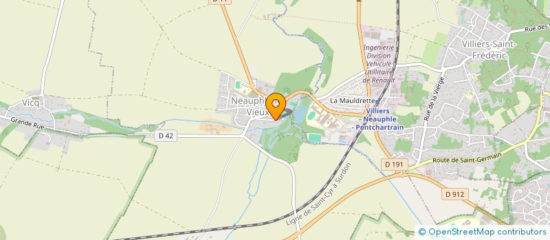 localisation de l'entreprise SCI CIEL  NEAUPHLE-LE-VIEUX