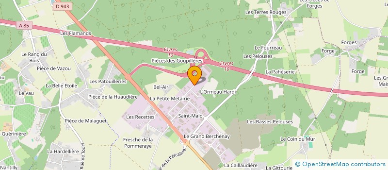 localisation de l'entreprise SCI CIEL  ESVRES